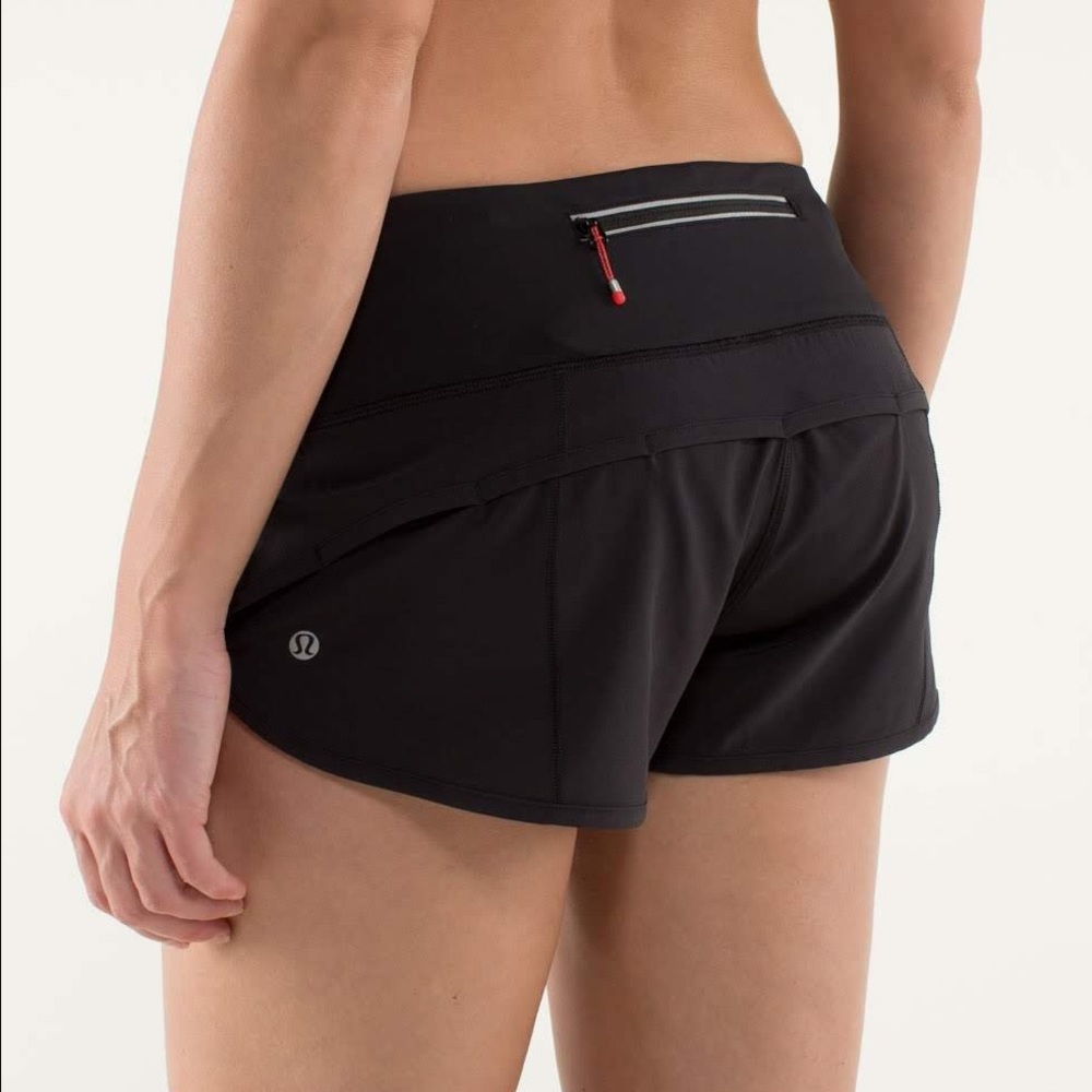 Black Lululemon Speed Shorts